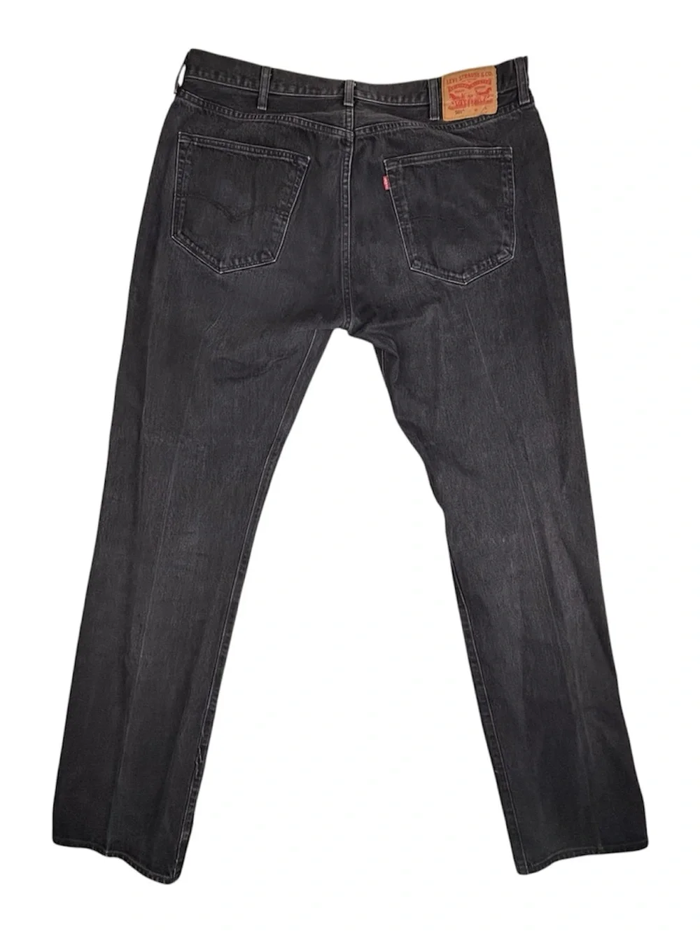 Levi's 501 XX Jeans Men 40x38 Black Denim Classic Straight Button Fly Stretch